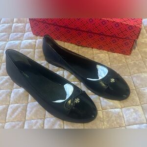 Tory Burch cap toe ballet flat BLACK size 9